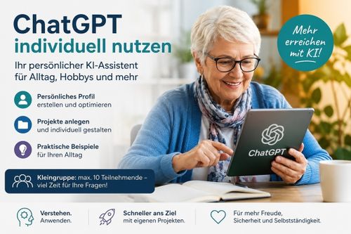 Fortgeschrittenenkurs ChatGPT – KI individuell nutzen