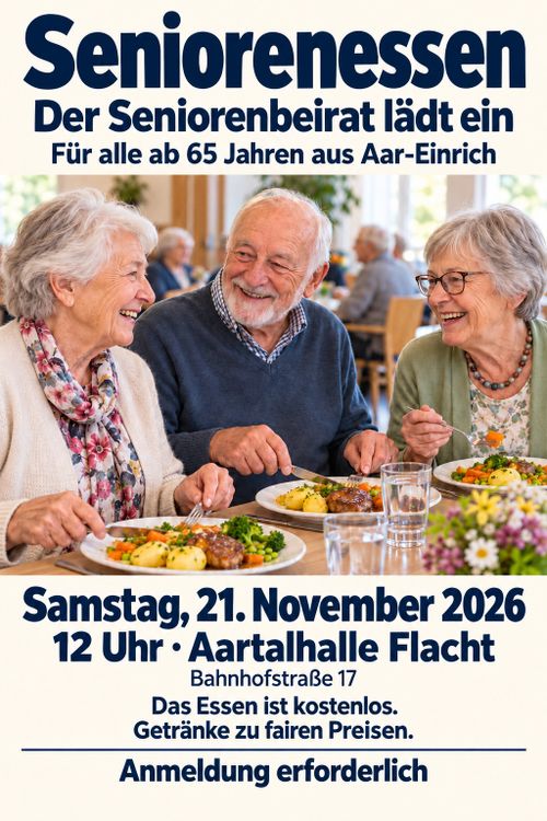 Gemeinsam schmeckt’s besser: Seniorenbeirat lädt zum kostenlosen Mittagessen ein