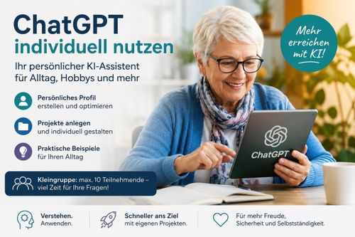 Fortgeschrittenenkurs ChatGPT – KI individuell nutzen