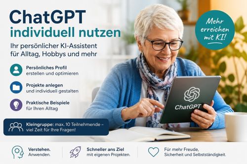 Fortgeschrittenenkurs ChatGPT – KI individuell nutzen